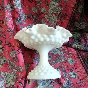 Vintage Fenton hobnail bowl